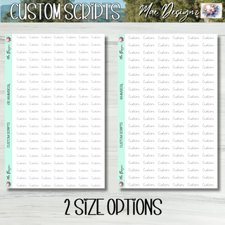 WHIMSICAL    Custom Scripts