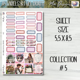 A5 Labels & Full Boxes     Collection # 5