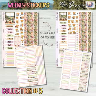Weekly Stickers      Collection # 5