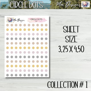 Circle Dots      Collection # 1