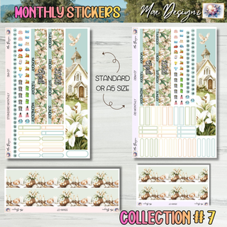Monthly Stickers    Collection # 7