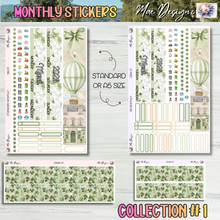 Monthly Stickers    Collection # 1