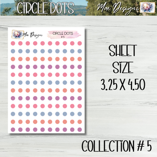 Circle Dots      Collection # 5
