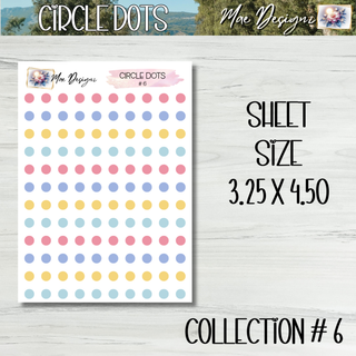 Circle Dots      Collection # 6