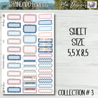 Standard Labels     Collection # 3