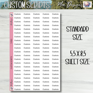 TYPED    Custom Scripts