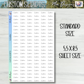 FLOURISH     Custom Scripts