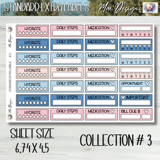 Standard Extra Labels     Collection # 3