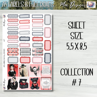 A5 Labels & Full Boxes     Collection # 7