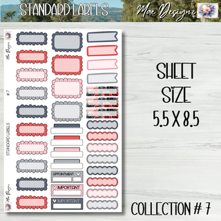 Standard Labels     Collection # 7