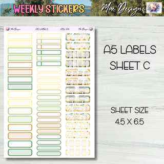 Weekly Stickers      Collection # 4