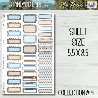 Standard Labels     Collection # 4