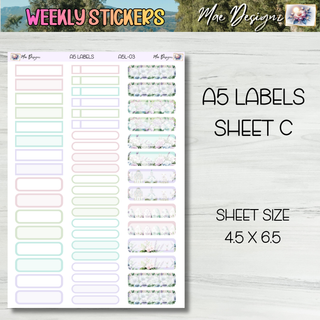 Weekly Stickers      Collection # 3