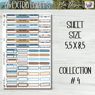 A5 Extra Labels     Collection # 4