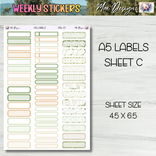 Weekly Stickers      Collection # 1