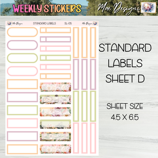 Weekly Stickers      Collection # 5