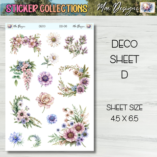 Deco Collection Stickers      Collection # 6
