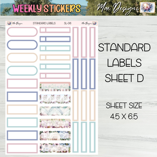 Weekly Stickers      Collection # 6