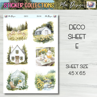 Deco Collection Stickers      Collection # 4